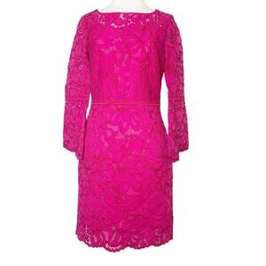 NWT Tara Jarmon bell sleeve lace dress